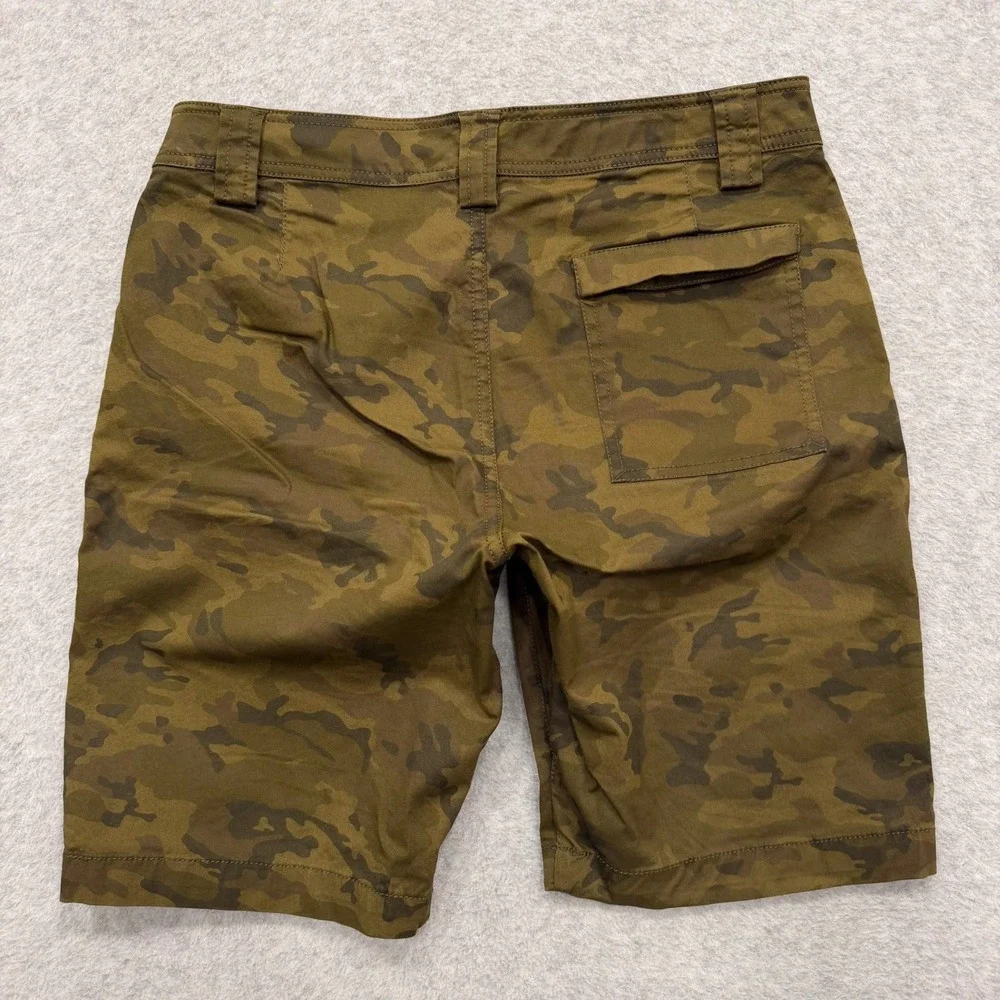 Mission Workshop Shorts Mens 29 Green Camo Chino